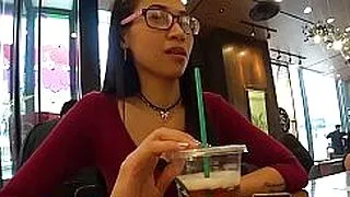 Sexy Thai MILF amateur picked up in a mall for a fuck on video