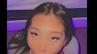Back room crazy hot sloppy blowjob and fucking slutty asian POV MISSIONARY